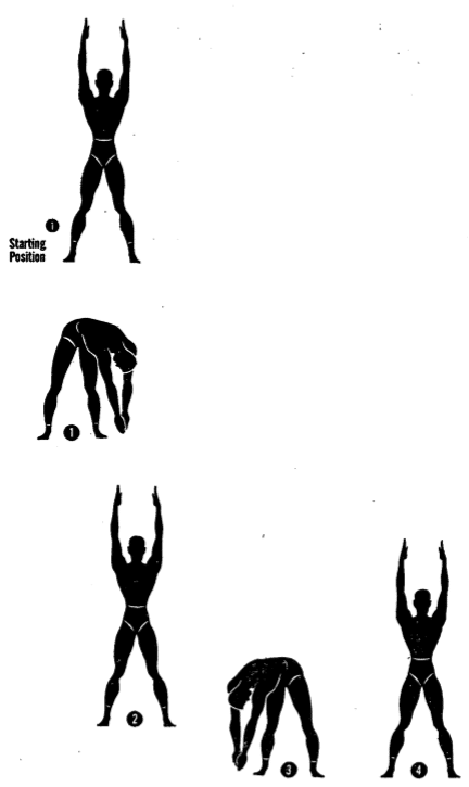 Army physical training turn and bend 3.