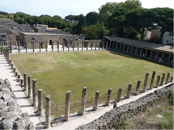 Ancient greek remains gym.