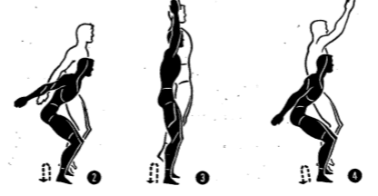 Army physical training high jumper.