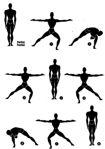Army physical training Lunger.